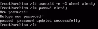 Set user password